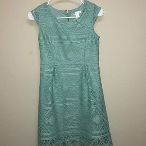 Turquoise Aztec Print Dress